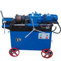 Portable rebar thread rolling machine with chaser